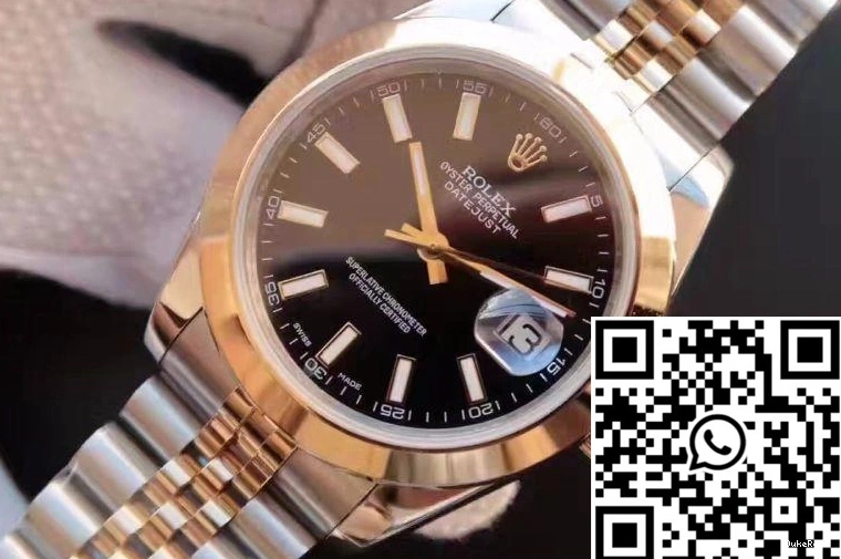 Black Wrapped Gold Datejust 41 126303 Dial Rolex 0729